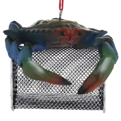 Resin Blue Crab Cage Ornament<Kurt Adler Outlet