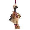 Resin Goose with Walking Stick Ornament<Kurt Adler Fashion