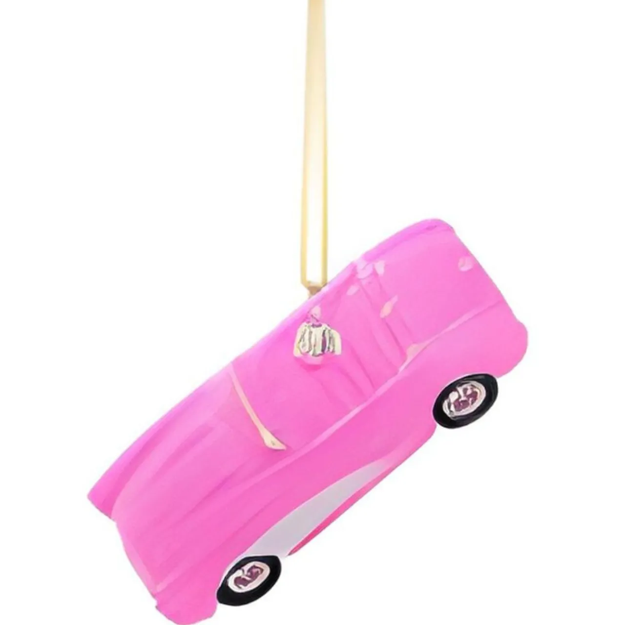 Retro Pink Barbie Convertible Car Ornament<Cody Foster & Co. Outlet