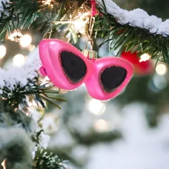 Retro Pink Sunglasses Ornament< New
