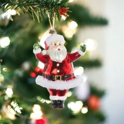 Retro Santa Ornament – Classic< New