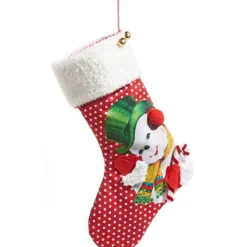 Retro Snowman Stocking< Sale