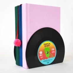 Retro Vinyl Bookends< Discount