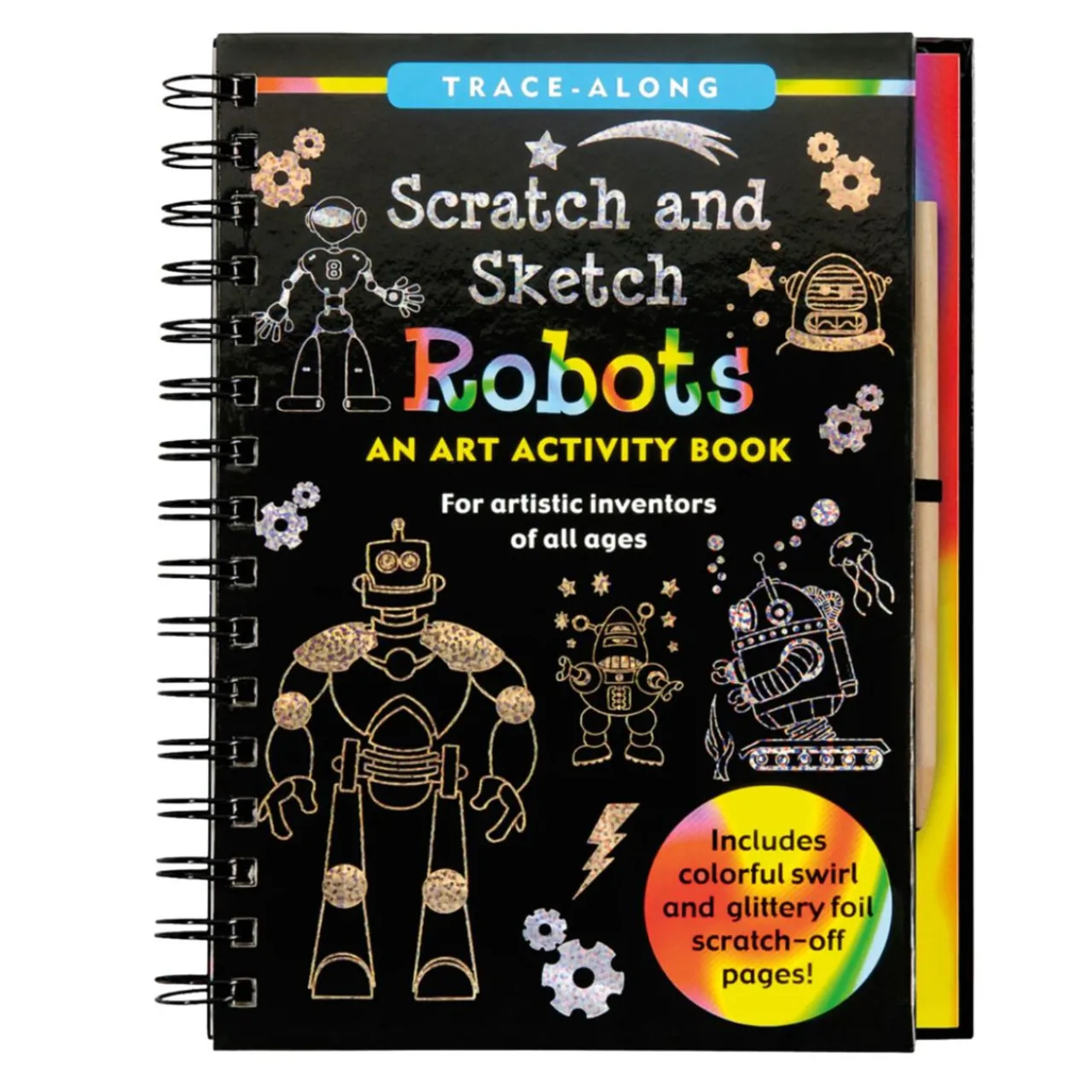 Robots Scratch & Sketch Art Activity Book< Clearance