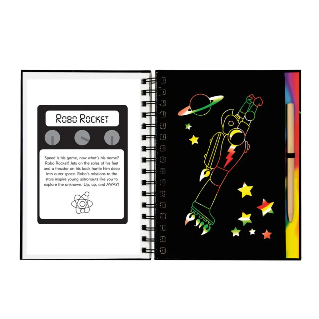 Robots Scratch & Sketch Art Activity Book< Clearance