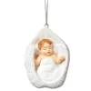 Roman - 2.5" Baby In Wings First Christmas Ornament< New
