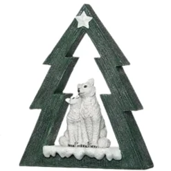Roman - Bear In A Christmas Tree Figurine< New