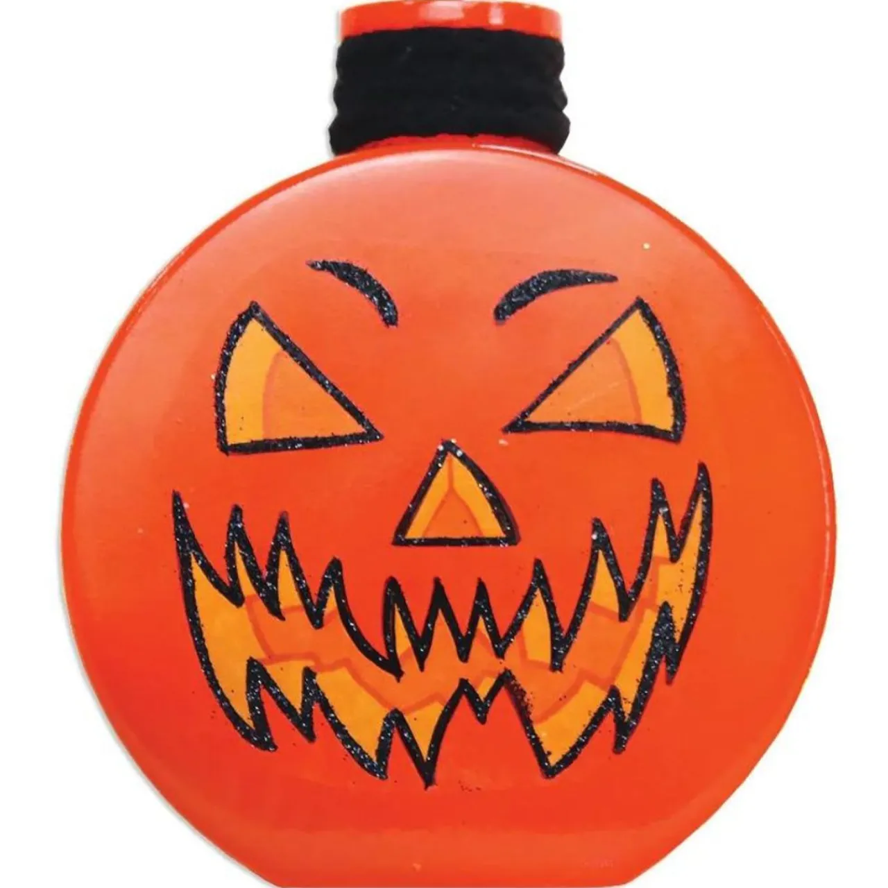 Round Jack O'Lantern Lit Glass Jar - The Christmas Loft<Stony Creek Fashion