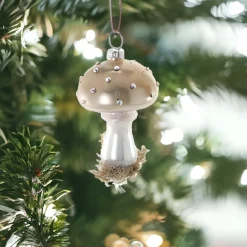 Round Top Ivory High Grove Mushroom Ornament<Cody Foster & Co. Outlet