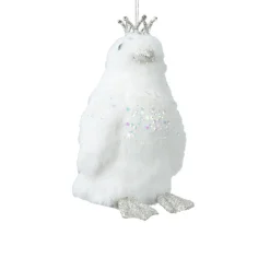 Royal White Penguin Ornament< Fashion