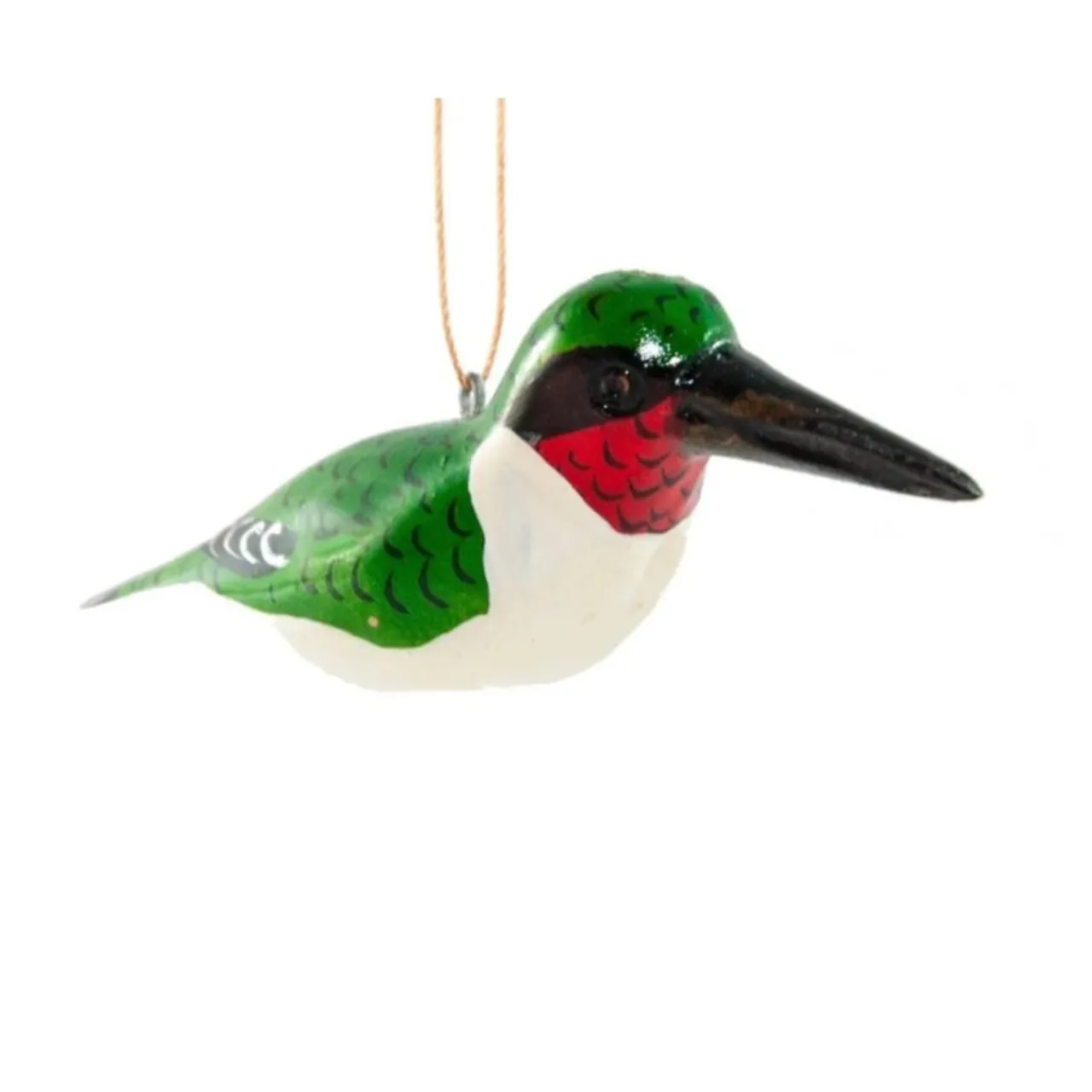 Ruby-Throated Hummingbird Wood Ornament< Online