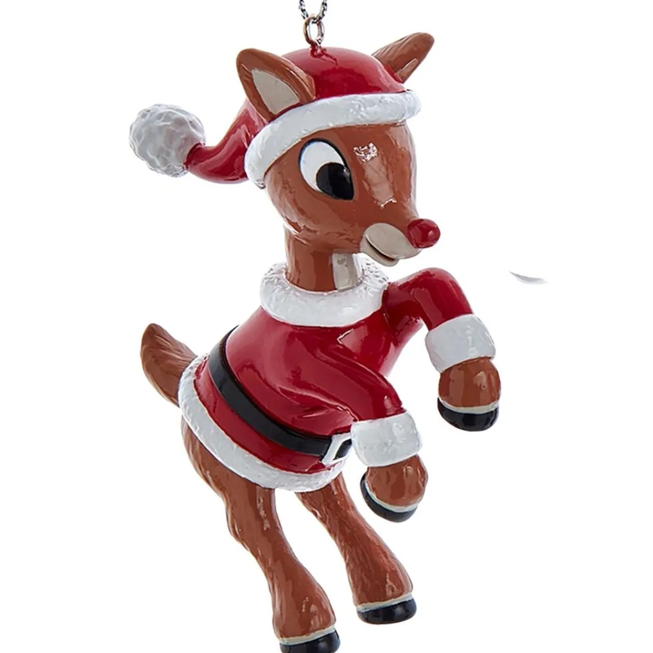 Rudolph in Santa Coat Ornament<Kurt Adler Discount