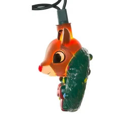 Rudolph In Wreath Light Set<Kurt Adler Best