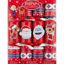 Rudolph The Red Nosed Reindeer Christmas Crackers - The Christmas Loft< New