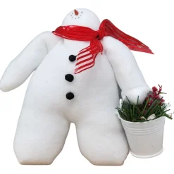 Sandy Pants Snowman With Bucket | The Christmas Loft< Online