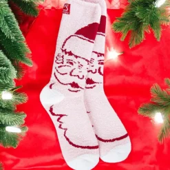 Santa Cozy Crew Socks< Fashion