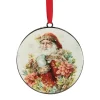 Santa Disc Ornament< Sale