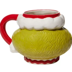 Santa Grinch Sculpted Mug | The Christmas Loft< New