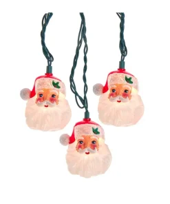 Santa Head Light Set<Kurt Adler Discount