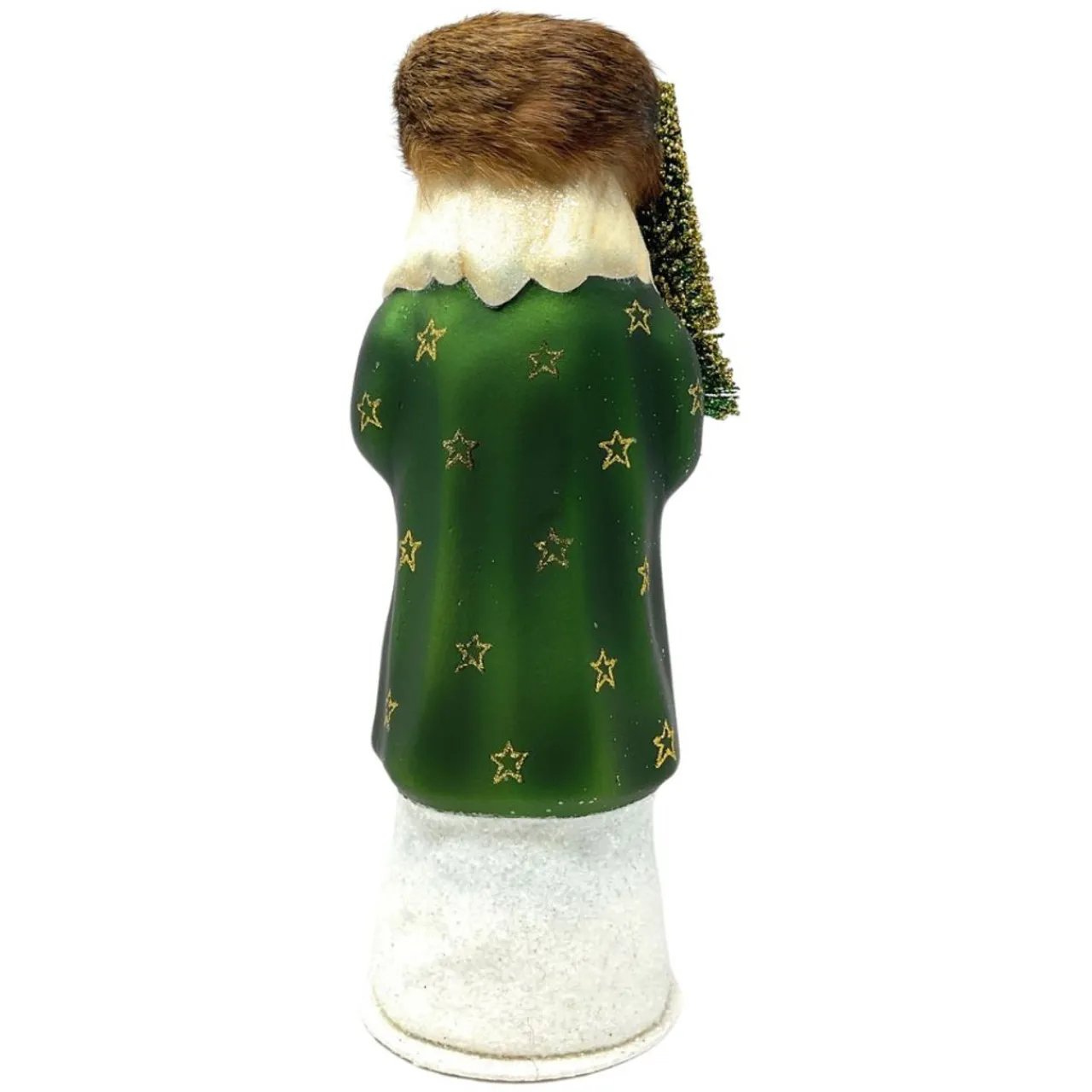 Santa in Fur Hat Candy Container< New