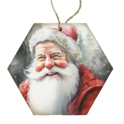 Santa Looking Left Ornament< Best