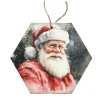 Santa Looking Right Ornament< Online