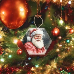 Santa Looking Right Ornament< Online