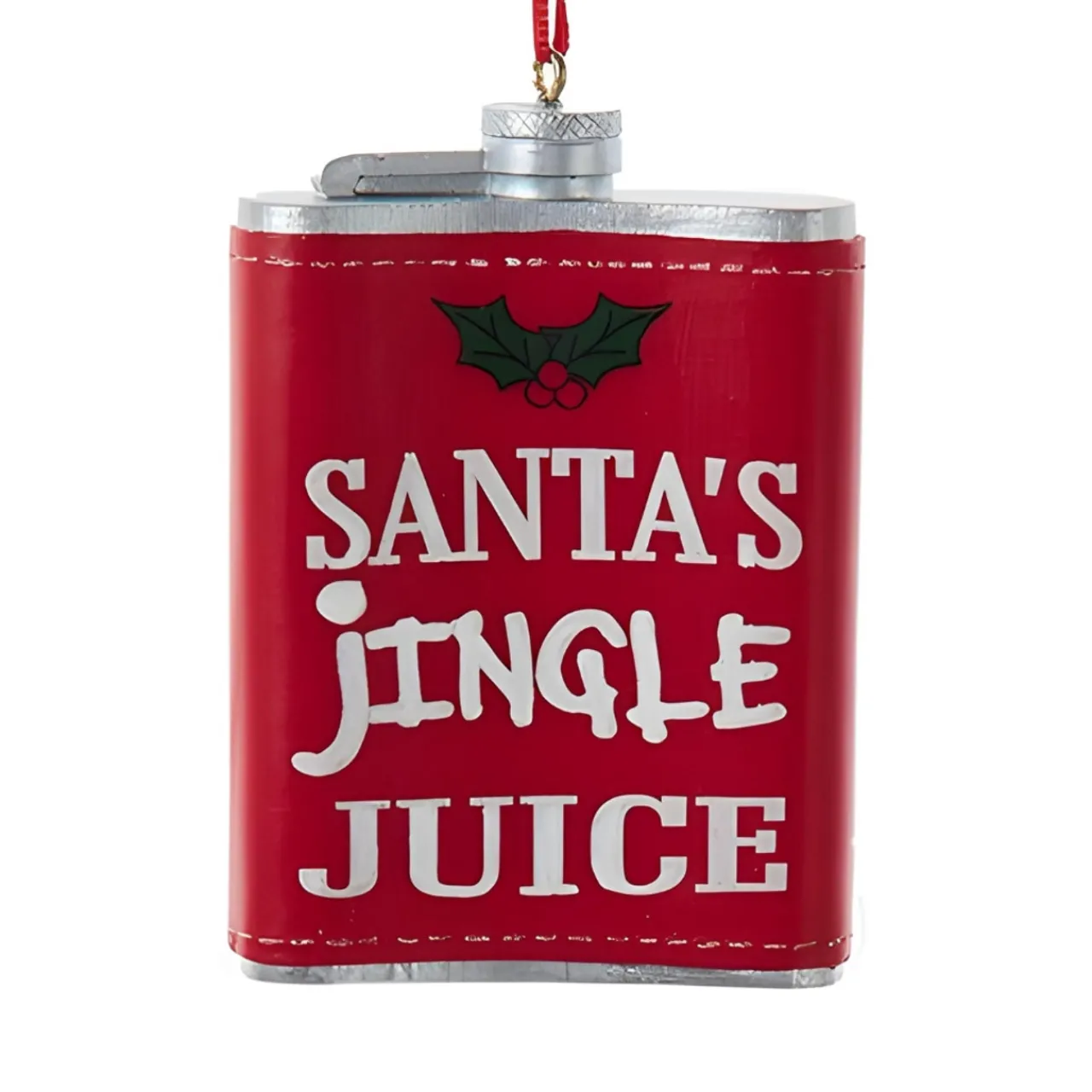 Santa's Jingle Juice Flask Ornament<Kurt Adler Sale