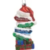 Santa's Reindeer Name Ski Slope Sign Ornament< Discount