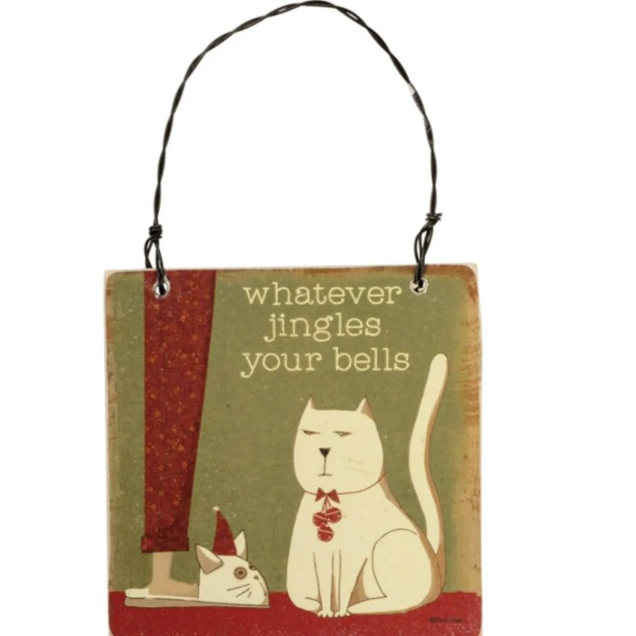 Sassy Cats Set of 5 Christmas Ornaments< Sale