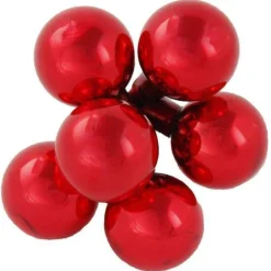 Shiny Red Christmas Ball Cluster Ornament< Outlet