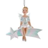 Shooting Star Fairy Ornament, 4" Resin, E0938<Kurt Adler Online