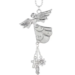 Silver Angel Car Charm Ornament< Best