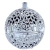 Silver Ball Chirping Bird Sound Ornament<Kurt Adler Clearance