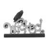 Silver Resin Wicked With Black Crow Sign< Online