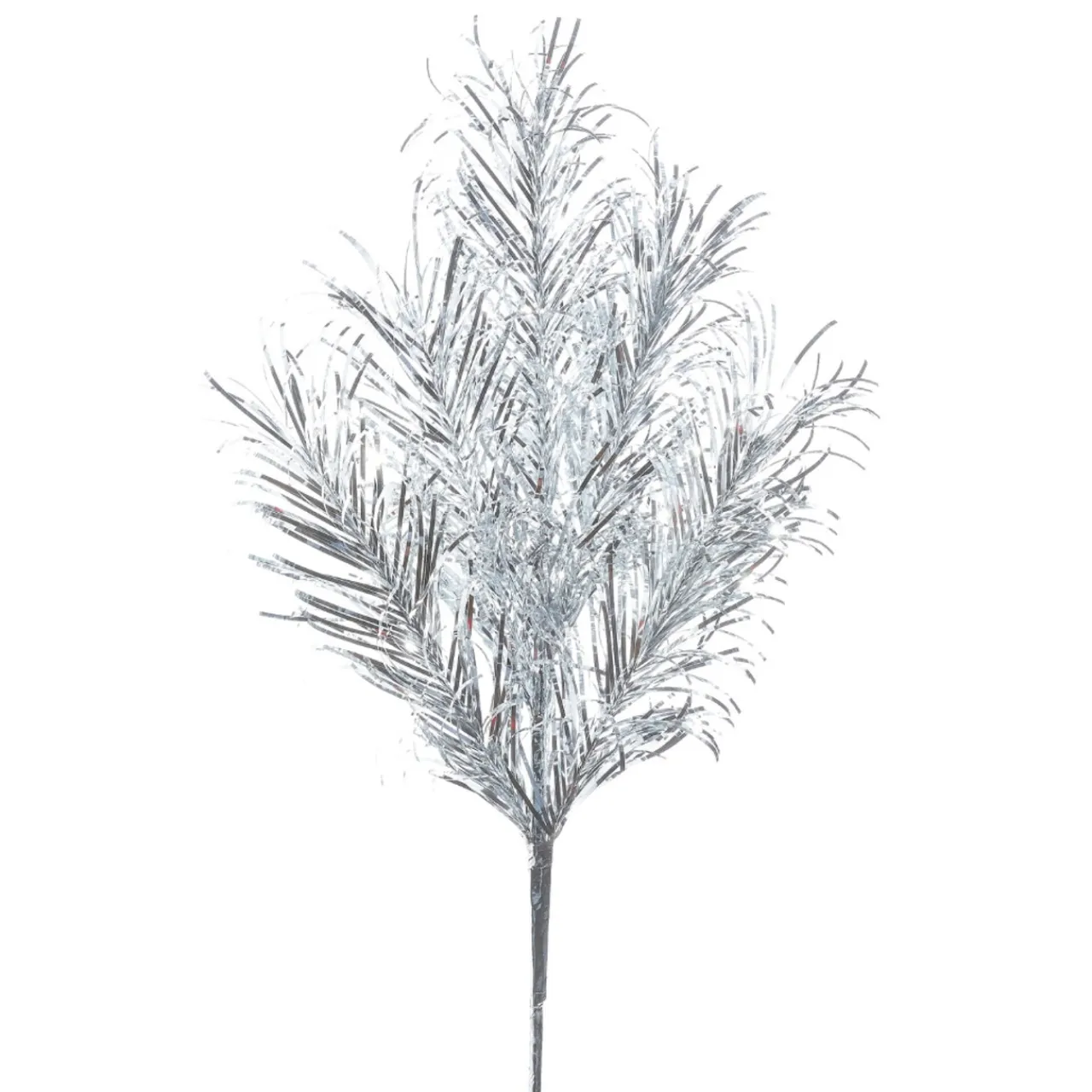 Silver Tinsel Spray 28 Inch Long< Fashion