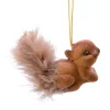 Sitting Red Squirrel Ornament - The Christmas Loft< New