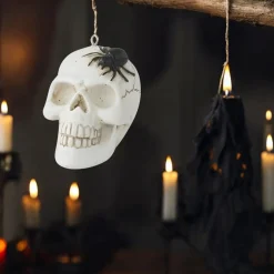 Skull With Spider Ornament< Sale