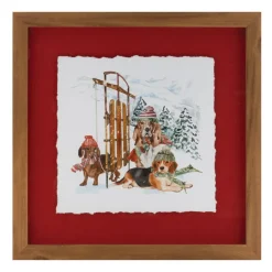 Sled Dogs Print< Fashion