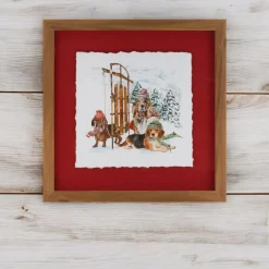Sled Dogs Print< Fashion