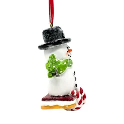 Sledding Marshmallow Snowman Ornament< Online
