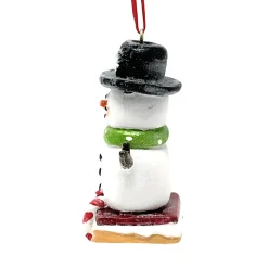 Sledding Marshmallow Snowman Ornament< Online
