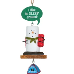 Sleep SMores Camping Ornament< Clearance