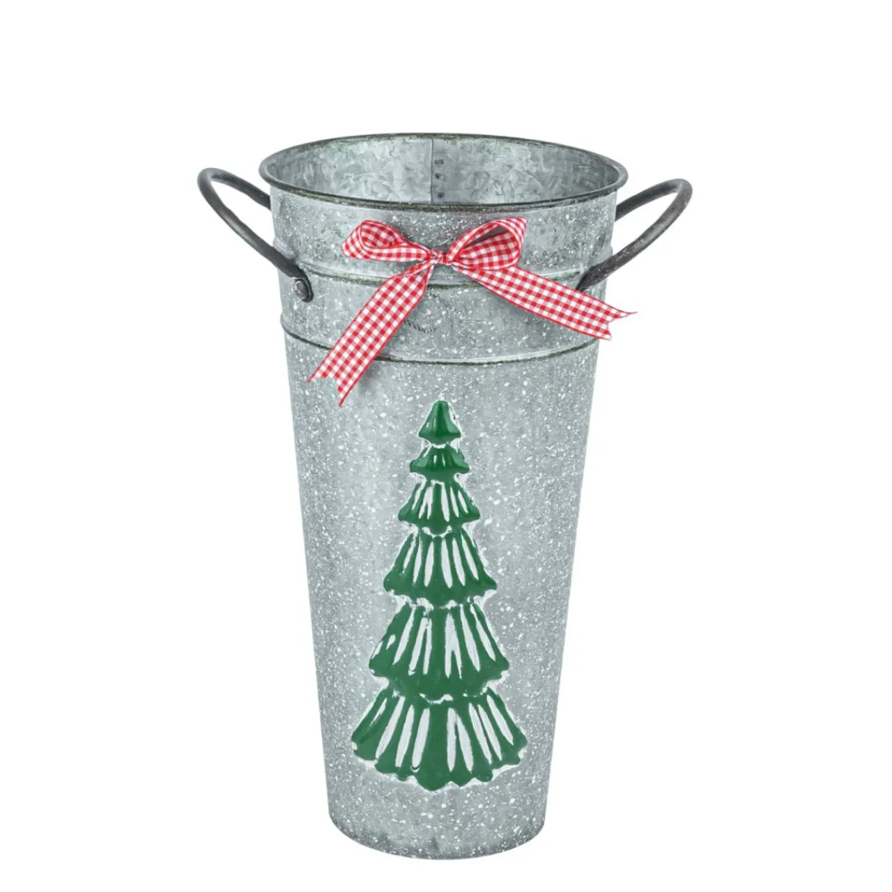 Small Green Christmas Tree Bucket< Online