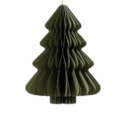 Small Green Paper Tree Ornament< Outlet