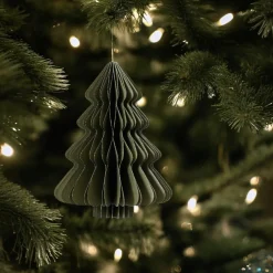 Small Green Paper Tree Ornament< Outlet