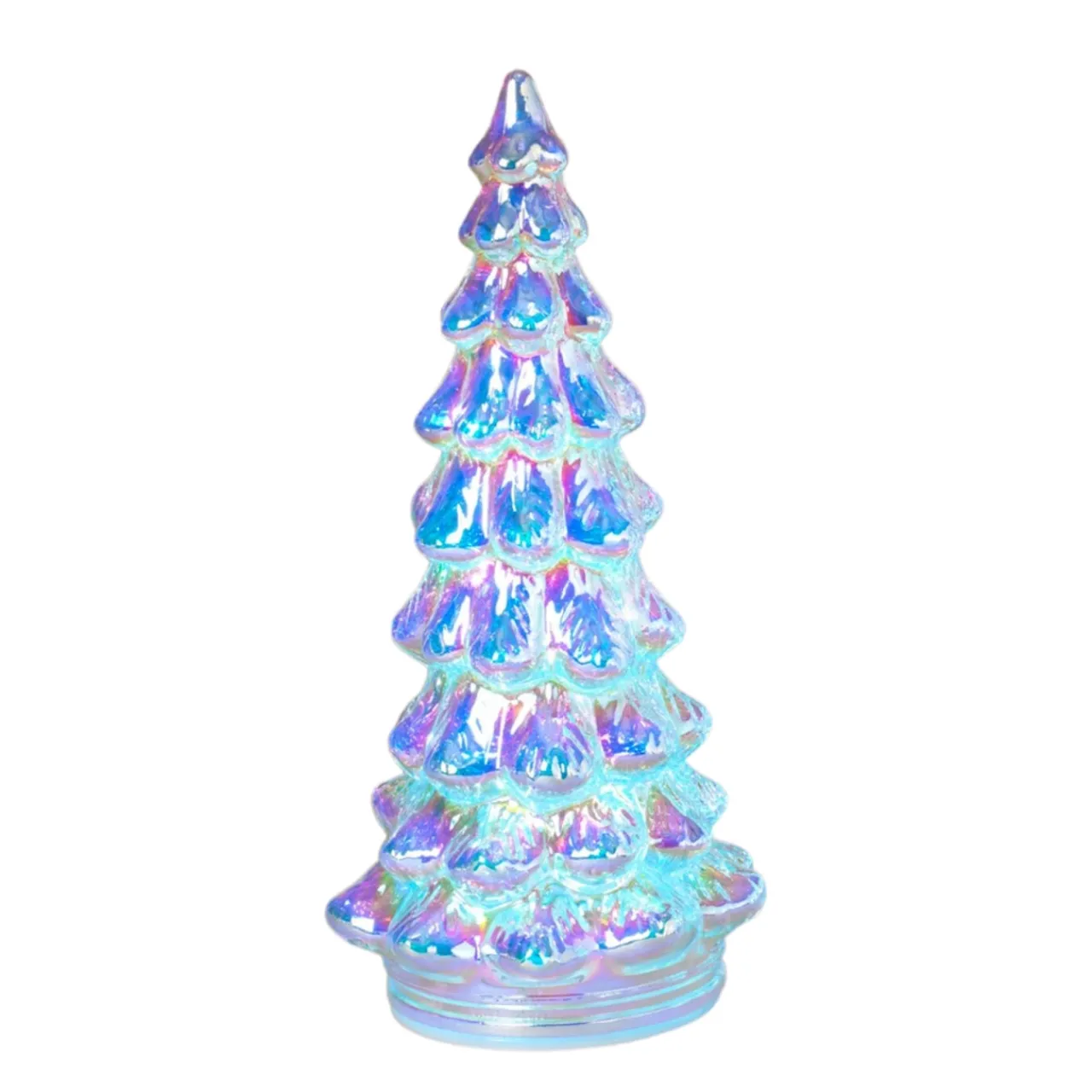 Small Irredescent Glass Tree< Fashion