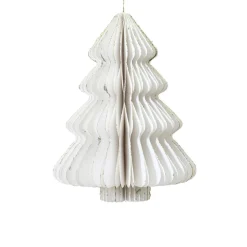Small White Paper Tree Ornament< Online