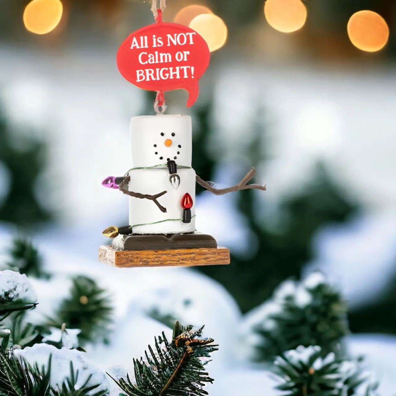 Smores All is NOT Calm or Bright Holiday Ornament< Sale