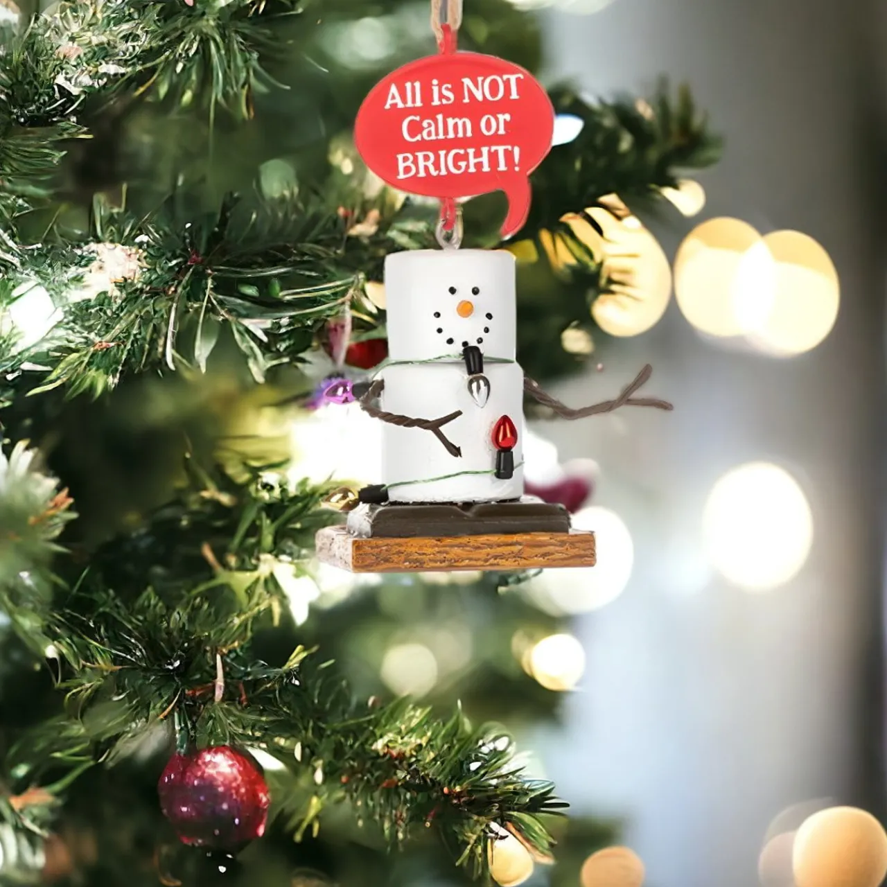 Smores All is NOT Calm or Bright Holiday Ornament< Sale